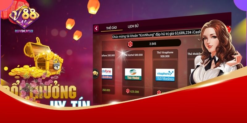 Nổ Hũ Đổi Thẻ Cào 88Vin – Cơ Hội Trúng Lớn Với Mỗi Vòng Quay 3 Game quay hũ mang đến tỷ lệ thắng cao